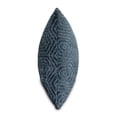 thumbnail image 3 of Blue My Mind Sutter 13" x 24" Oblong Chenille Pillow - Pacific Navy in Set of 2, 3 of 7