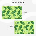 thumbnail image 2 of Placemats Set Of 4 / 6, Cucumber Pattern Green Placemats For Dining Table Indoor/Outdoors Heat Resistant Washable Placemats 18" X 12", 2 of 7