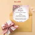 thumbnail image 5 of Mothers Day Card for Wife, Mothers Day Gifts for Wife from Husband, Mother's Cards Gift Ideas, 5 of 5