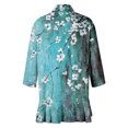 thumbnail image 6 of JULMCOMO Cardigans for Women 3/4 Sleeve Plus Size Kimono and Dusters Lightweight Open Front Shrug Cardigan Floral Print Dressy Casual Soft Oversized Cardigans, 6 of 7