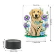 thumbnail image 3 of 5D DIY Diamond Painting LED Light Kit Floral and Puppy Personalised Decorative Night Light Suitable for Home Decor and Gift Ideas, 3 of 7