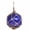 Blue, variant on Hampton Nautical Orange Japanese Glass Ball Fishing Float with Brown Netting Decoration 2"