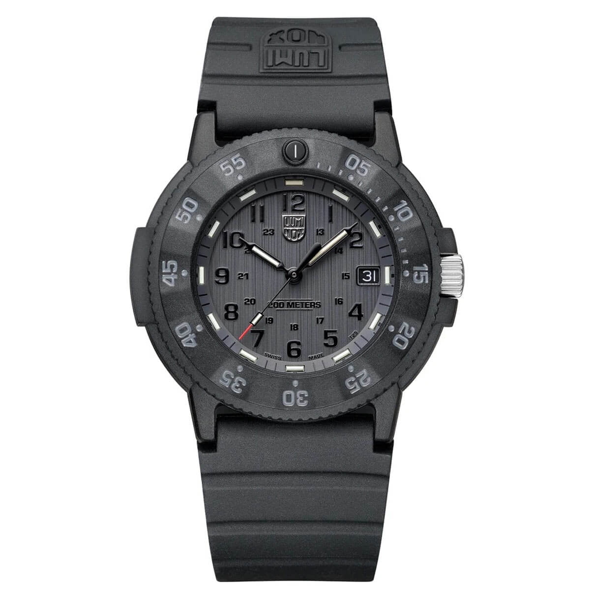 Luminox 3001.EVO Men's Sea Navy Seal Black Dial Strap Watch Set ...