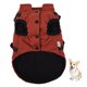 thumbnail image 1 of Abrigo para perros con tirantes Abrigo cálido impermeable acolchado de algodón para otoño e invierno rojo, 1 of 5