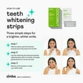 Zimba Teeth Whitening Strips, Enamel Safe Vegan Teeth Whitener, 28