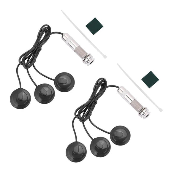Guitar Pickup 6X Piezo Pickup Transducer for Acoustic Guitar Ukulele Mandolin Instruments