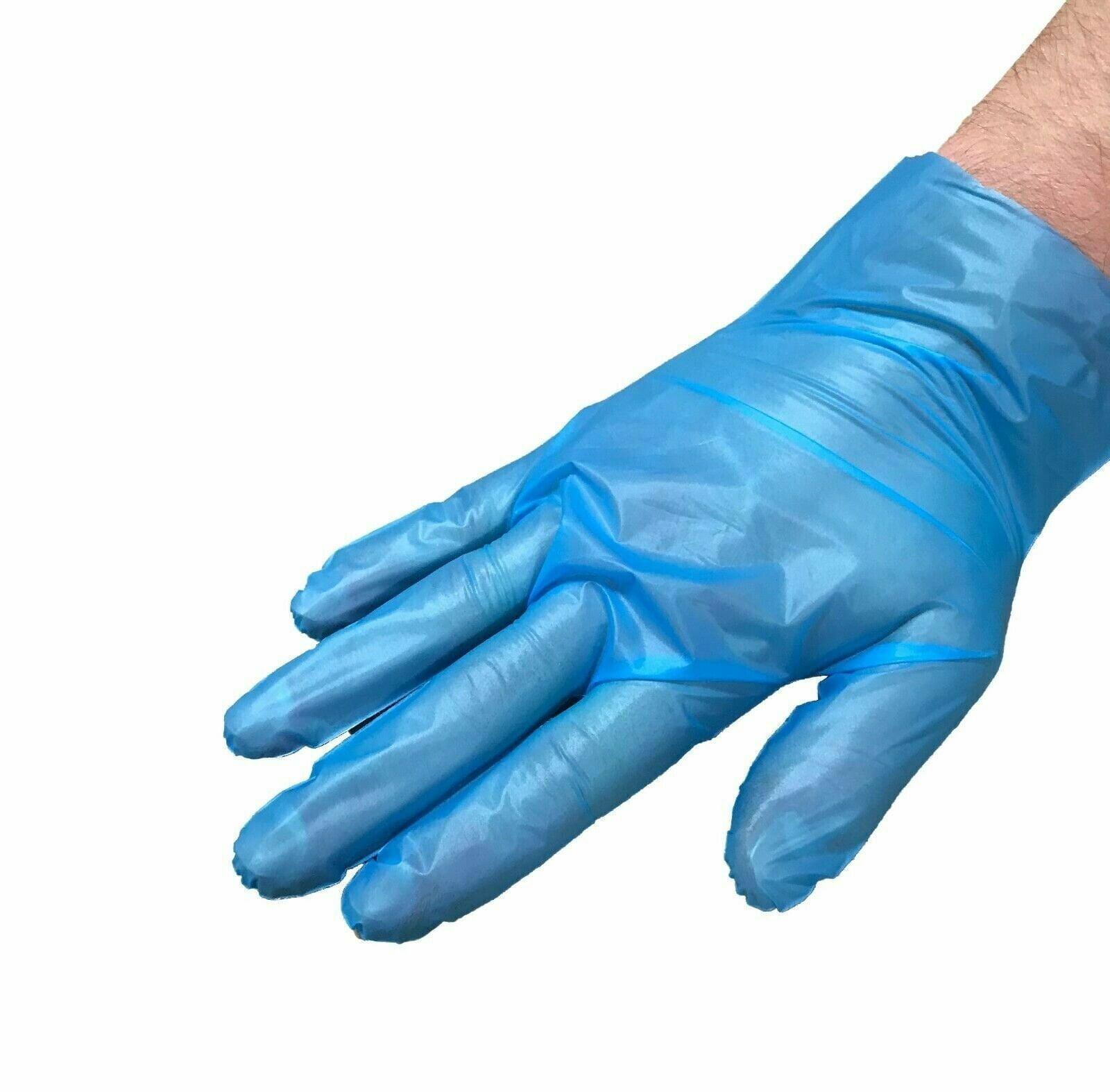 -XL 1000 Powder Free Blue Vinyl Gloves Foodservice Grade Non Latex Nitrile Exam 