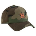thumbnail image 3 of Men's New Era Camo Houston Astros Woodland Team Pop 9FORTY A-Frame Adjustable Hat, 3 of 6