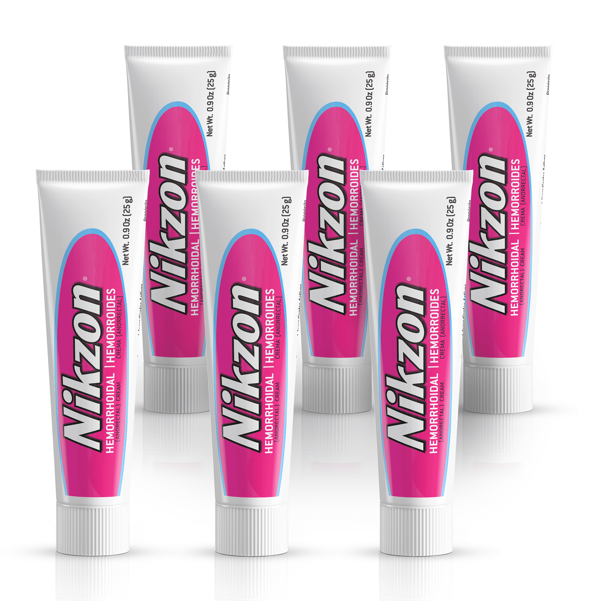 NIKZON - Hemorrhoidal Itching Soothing Cream 0.9 Oz (6 Pack)