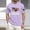 002Purple, variant on Hogleaql Patriotic 250th Anniversary T-Shirt Men's 1776-2026 Crew Neck American Flag Print Short Sleeve T-Shirt Patriotic Dressy Independence Day Themed Loose Shirts White 5XL