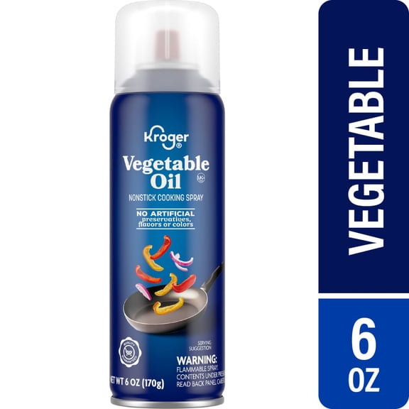 Kroger Vegetable Oil Cooking Spray 6 oz - Pack of 1