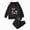A226-Black, variant on NIEWTR 6-7 Years Toddler Baby Girl Clothes Outfit Ruffle Sleeve Shirt Pant Set Fall Clothing for Girl A226-Red