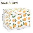 thumbnail image 5 of Yayeee Collapsible Cube Storage Bin with Lid Fabric Closet Decorative Basket with Handles, Orange, 5 of 7