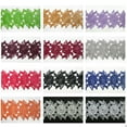 thumbnail image 1 of 3" White Black Ivory Red 12 Colors Rose Floral Venice Lace Trim Guipure By Yard, 1 of 1