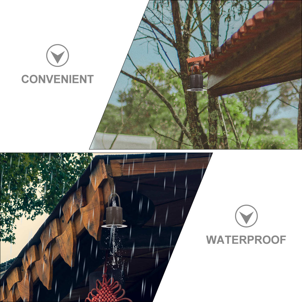 Rain chain gutter adapter 1 Set of Rain Chain Adapter Metal Rain Chain