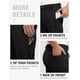 thumbnail image 5 of Pantalones de senderismo TBMPOY, ligeros e impermeables para hombre, color negro XL, 5 of 7