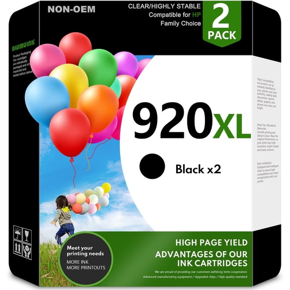 920XL Ink Cartridges Compatible for 920XL 920 XL Ink Cartridge for OfficeJet 6500A Printer