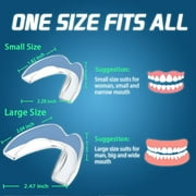 KOHEEL Custom Clear Dental Guard for Nighttime Teeth Grinding, Mouth Guard Stops Bruxism 4 Count