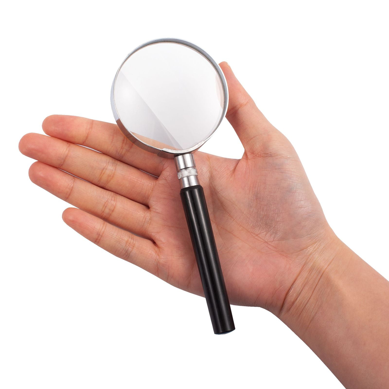 AXZHYX Hand-held Magnifier Portable 10 Times Magnifying Glass Jewelry Antique Appraisal