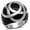 Jet, variant on High Polished No Plating Stainless Steel Ring with Epoxy, White - Size 5