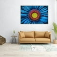 thumbnail image 2 of Gerbera Flower Close Up on Turquoise Background - Wrapped Canvas Print Wall Art | 18" W x 12" H, 2 of 4