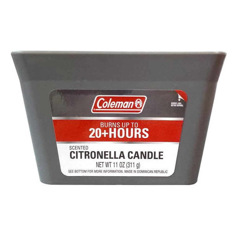 Coleman 2 Wick Citronella Candle 11oz Square Pail photo 2