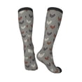 thumbnail image 4 of Daiia Sports Socks Rooster Printed Novelty Crew Socks for Men Women Knee High Socks Cotton Socks Soft & Breathable Support Unisex Socks, 4 of 9