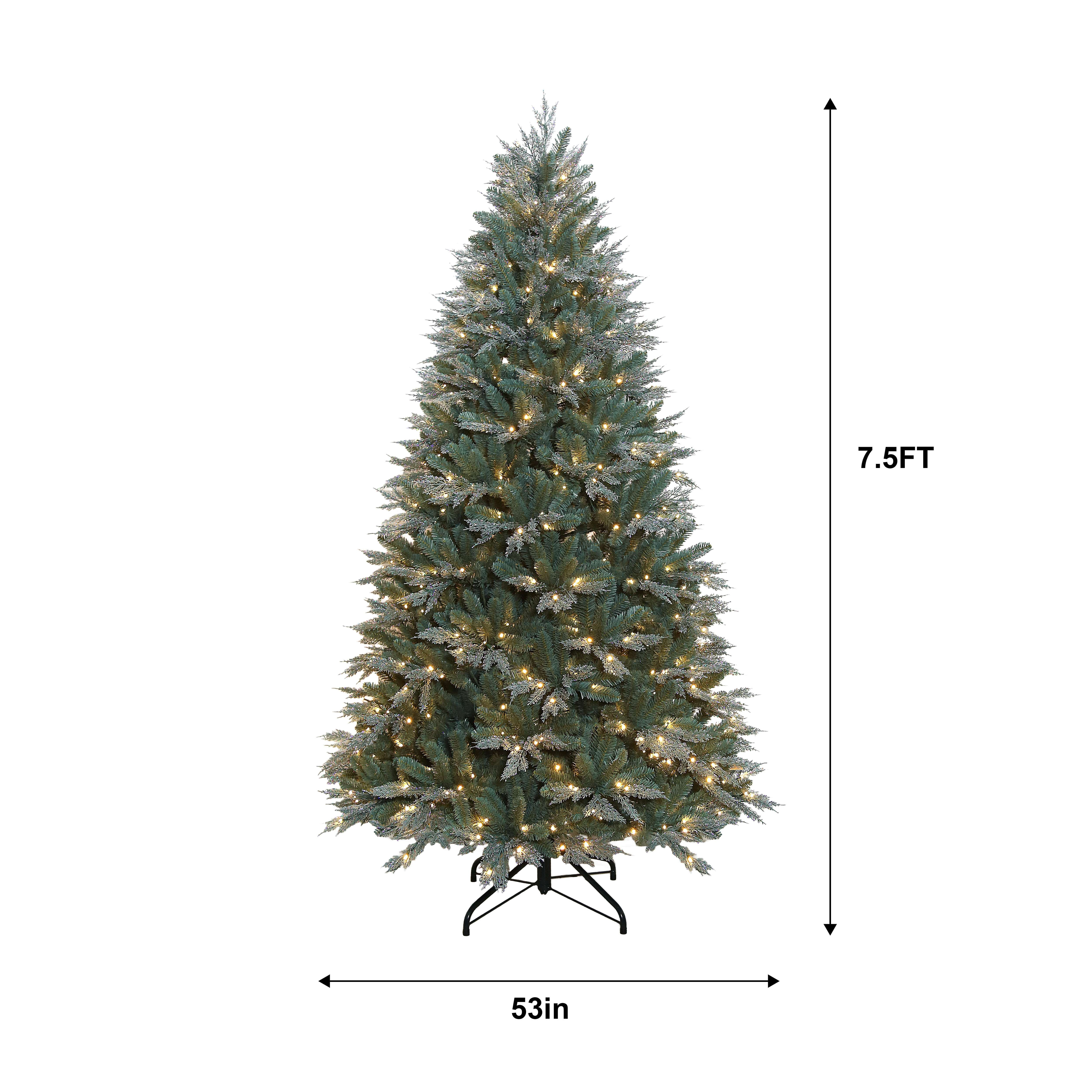 7.5 Foot Silverwood Christmas Tree by Holiday Time