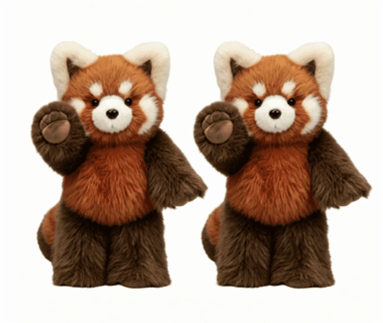 Cute Red Panda Plush Toy, Weighted Stuffed Animals, Red Panda Plush Animals Collection, Handmade Like Real, Large Size Stuffed Animals