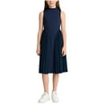 thumbnail image 2 of hengsof Girls Princess Dress Sleeveless High Waist Casual Pleated Splicing Dresses Kids Stylish Casual Dress 2 to 8 Years, 2 of 6