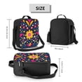 thumbnail image 2 of Defioc Cinco De Mayo Floral Print Lunch Box for Men & Women, Insulated Lunch Bag Thickened Thermal Leakproof Lunch Tote Bag for Adult Office Travel Picnic, 2 of 8