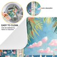 thumbnail image 2 of Yayeee Dish Drying Mat for Kitchen Counter 16"x18" Microfiber Absorbent Pad, Blue Sea, 2 of 7