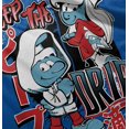 thumbnail image 5 of The Smurfs Kanji Peep The Drip Toddler Boy Girl T Shirt Infant Toddler Brisco Brands 12M, 5 of 6
