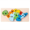 thumbnail image 5 of Wooden Early Education Cognition Children's Educational Toys Building Blocks Wooden Animal Traffic Shape Matching 3d Three-dimensional Puzzle, 5 of 5