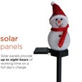 thumbnail image 6 of Christmas Solar Energy Snowman Lawn Garden Atmosphere Lamp,Outdoor Garden Landscape Decorative Lamp Red Snowman, 6 of 6