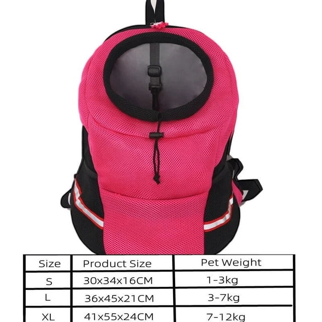 Breathable Pet Dog Carrier Bag for Large Dogs Golden Retriever Bulldog Backpack Adjustable Big Dog Travel Bags Pets Products ShopWise Round