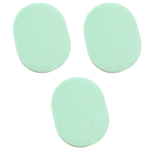 Facial Cleaning Sponges Oval Makeup Removal Cleaning Pad Powder Puff