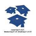 thumbnail image 2 of Blue Mortarboard Graduation Cutouts, 12 pk, 2 of 4