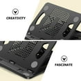 thumbnail image 2 of HEANUJJ Adjustable Black Laptop Bracket Foldable Stand with Heat Dissipation for Tablet and Computer, 2 of 8