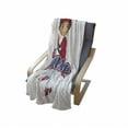 thumbnail image 4 of Sports Soft Flannel Fleece Throw Blanket, Baseball Player Boys Pitching Champions Winner Olympics Competition, Cozy Plush for Indoor and Outdoor Use, 50" x 60", Cobalt Blue White, by Ambesonne, 4 of 6