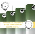 thumbnail image 6 of Sage Green Orange Ombre Blackout Curtains for Bedroom/Living Room, Thermal Insulated Kitchen Curtains, Abstract Modern Gradient Grommet Darkening Window Treatment Drapes 42"x84"x2, 6 of 8
