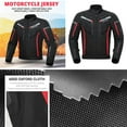 thumbnail image 2 of facefd ARMORED 600D Motorcycle Jacket For Men Dualsport Motocross Racing Biker XL, 2 of 9