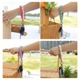 thumbnail image 2 of Keychain for Women Girls Handmade Bracelet Tassel Wristlet Strap Keyring New Q1V4, 2 of 9