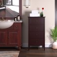 thumbnail image 7 of Homfa 4 Drawer Dresser for Bedroom, Wood Nightstand Chest of Drawers with Tall Leg, Dark Brown, 7 of 7