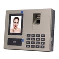 thumbnail image 1 of Biometric Time Attendance, PIN Punching 100-240V Employee Attendance Machine Automatically Calculated Hours with Warm Voice for Office US Plug, 1 of 7