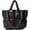 Black, variant on Puffer Tote Bag, Soft Puffy Bags for Women Light Winter Down Cotton Padded Quilted Tote Bag Shoulder Handbag Purse