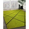 thumbnail image 3 of Ahgly Company Machine Washable Indoor Rectangle Transitional Olive Green Area Rugs, 4' x 6', 3 of 7