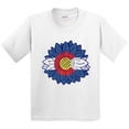 thumbnail image 3 of Inktastic Colorado Flag Sunflower Youth T-Shirt, 3 of 5