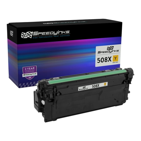 Speedy Inks Compatible Toner Cartridge Replacement for HP 508X CF362X High Yield (Yellow)