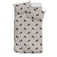 thumbnail image 1 of Fond de Motif Husky Sibérien Couverture de Doona, 1 of 5